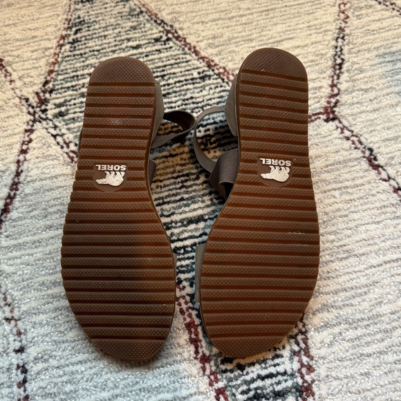 Sorel Ella III Sandal - Olive Green - size 9.5 - Picture 4 of 5